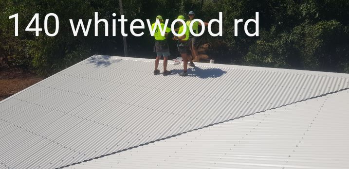 M.T. Roofing contractors at work in Darwin NT