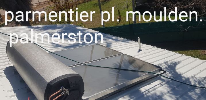 Solar hot water roof installation in Palmerston NTure